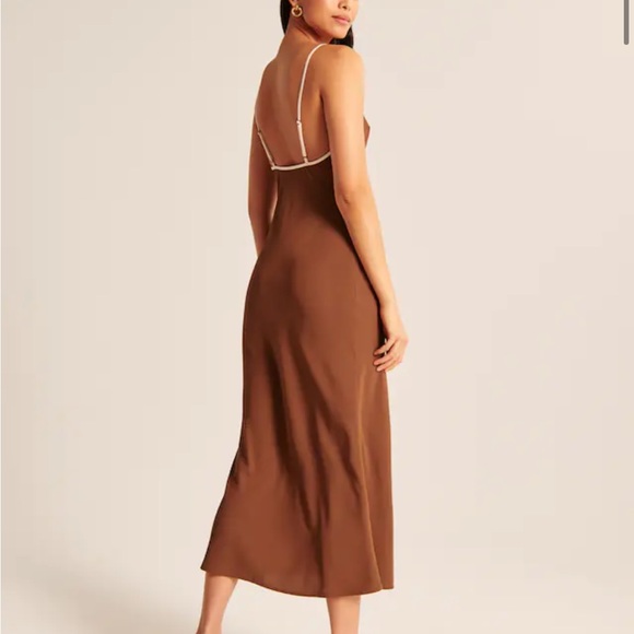 A&F Keyhole Slip Maxi Dress - Picture 4 of 6